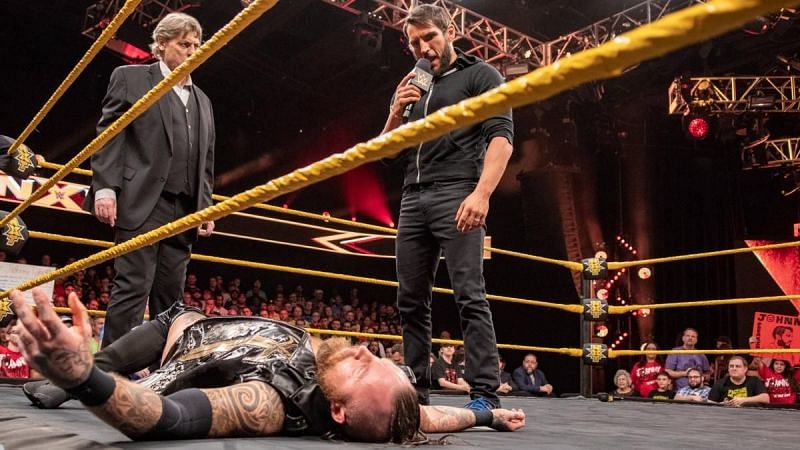 Gargano turned heel on Aleister Black last month